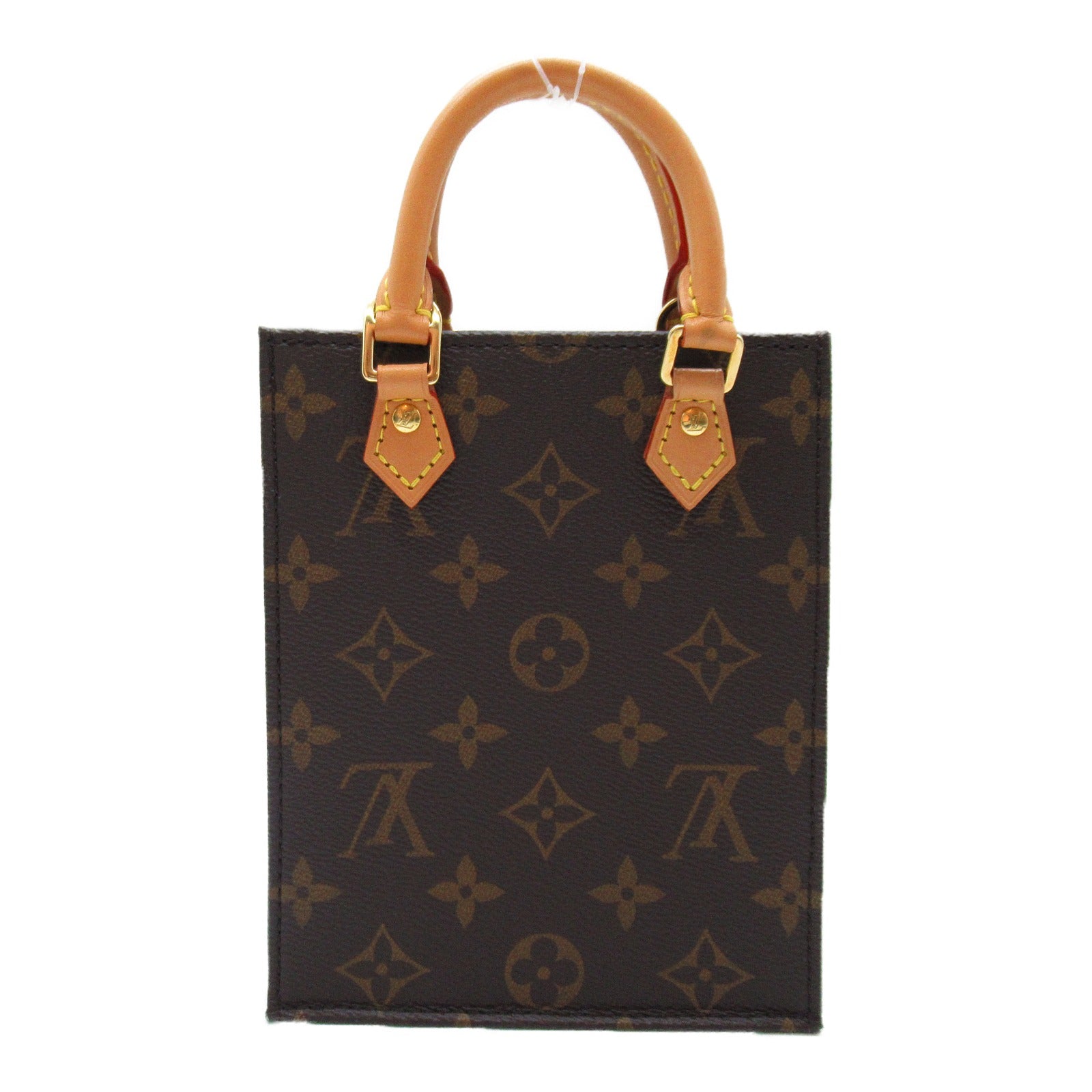 プティット サックプラ ショルダーバッグ PVCコーティングキャンバス モノグラム ブラウン ルイヴィトン バッグ LOUIS VUITTON