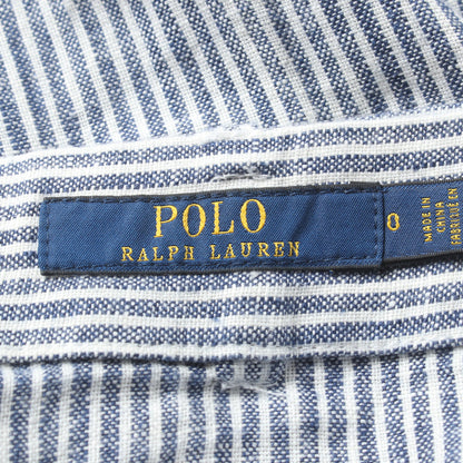 スカート ストライプ リネン ブルー ポロラルフローレン ボトムス Polo Ralph Lauren