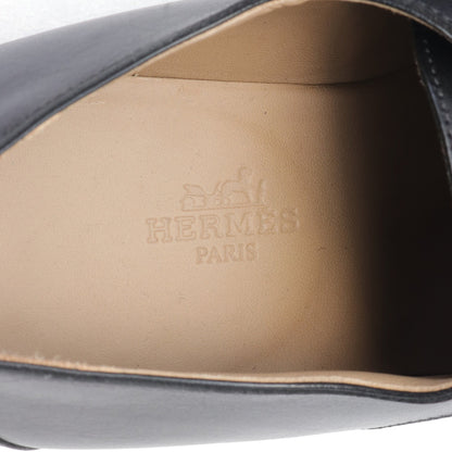 ドレスシューズ レザー ブラック エルメス シューズ HERMES