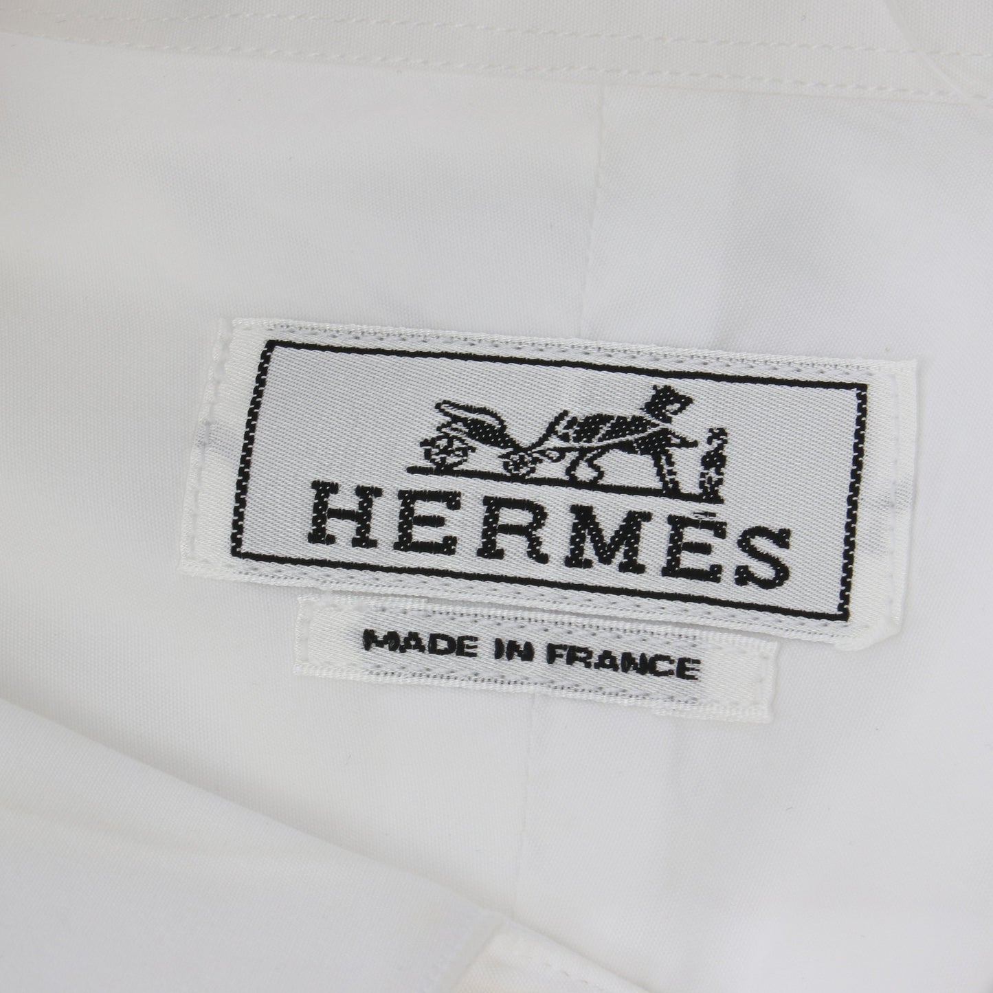 タキシード シャツ コットン ホワイト エルメス トップス HERMES