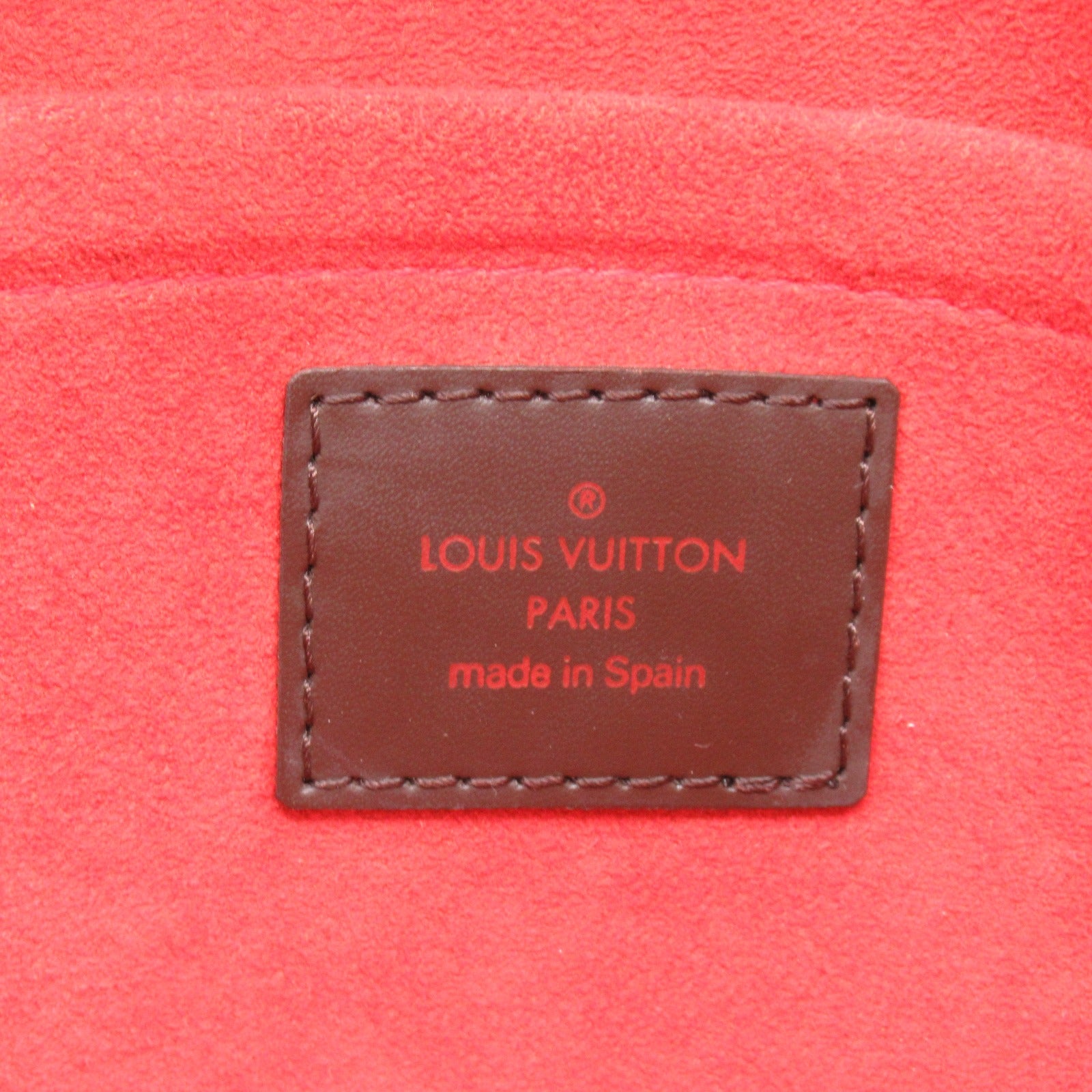 サリア ミニ ハンドバッグ PVCコーティングキャンバス ダミエ ブラウン エベヌ ルイヴィトン バッグ LOUIS VUITTON