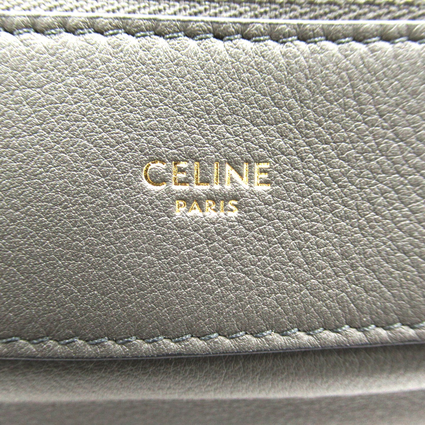 ROMY ロミー ショルダーバッグ カーフ（牛革） グレー アンスラサイト セリーヌ バッグ CELINE