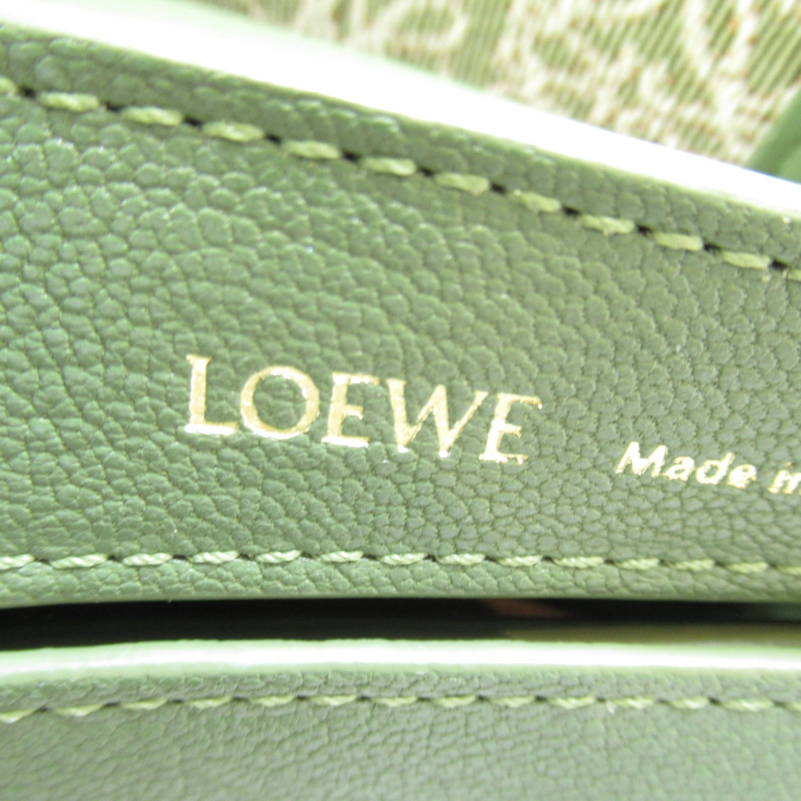 ルナ ショルダーバッグ ショルダーバッグ ラムスキン（羊革） グリーン ロエベ バッグ LOEWE