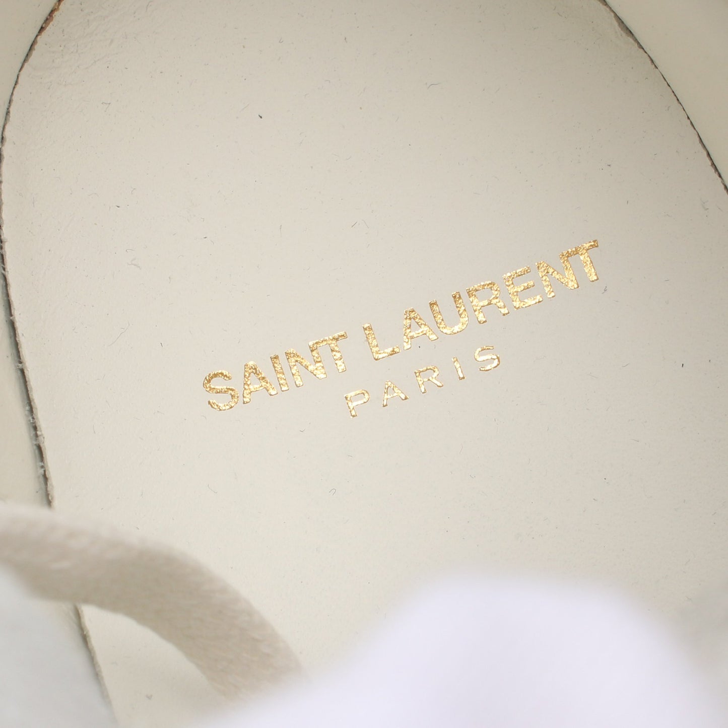 ハイカットスニーカー レザー ホワイト スタッズ サンローランパリ シューズ SAINT LAURENT PARIS