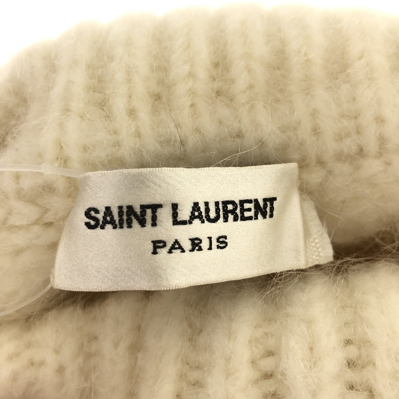 タートルニット ニット ウール ホワイト サンローラン トップス Saint Laurent