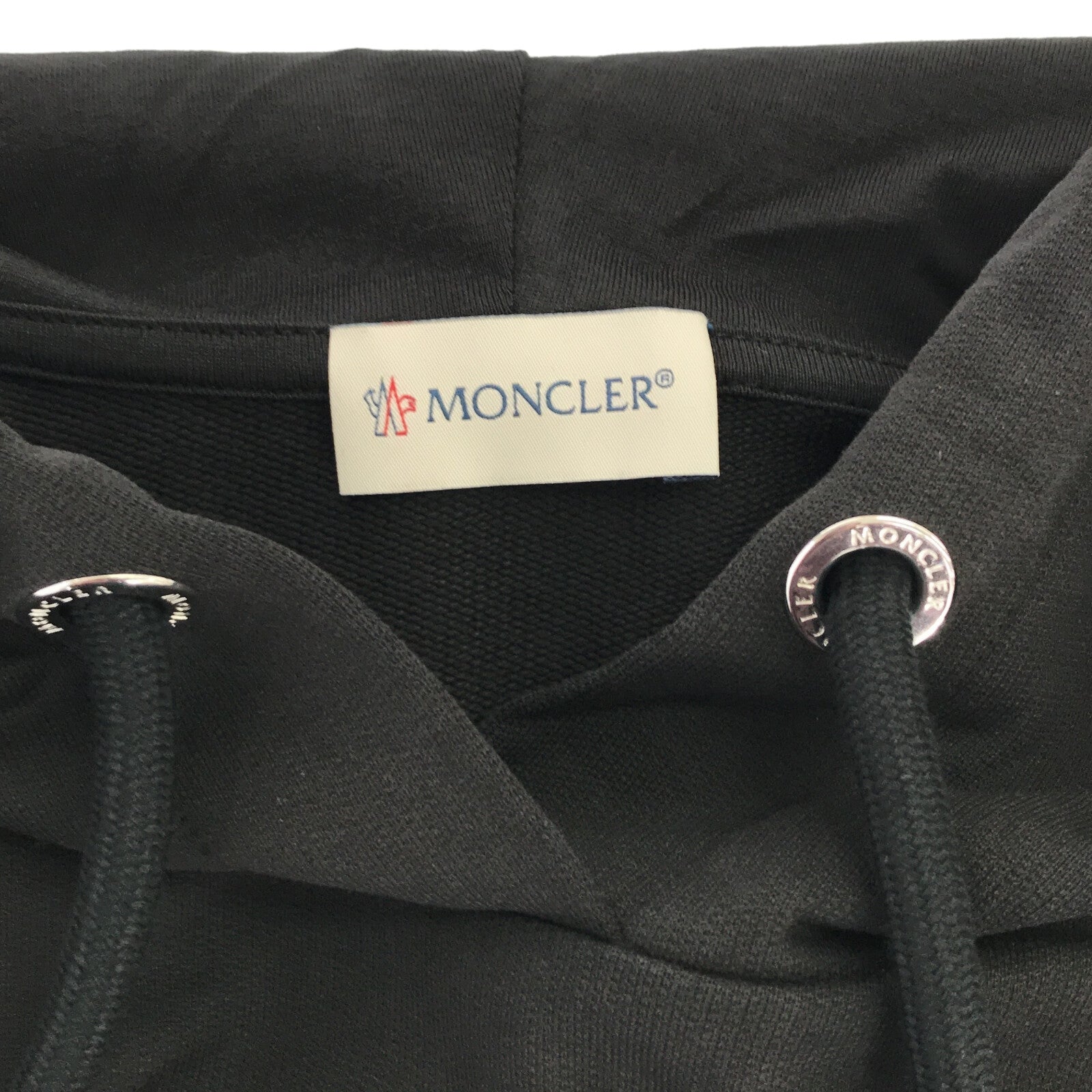 スウェットパーカー パーカー コットン ブラック モンクレール アウター MONCLER