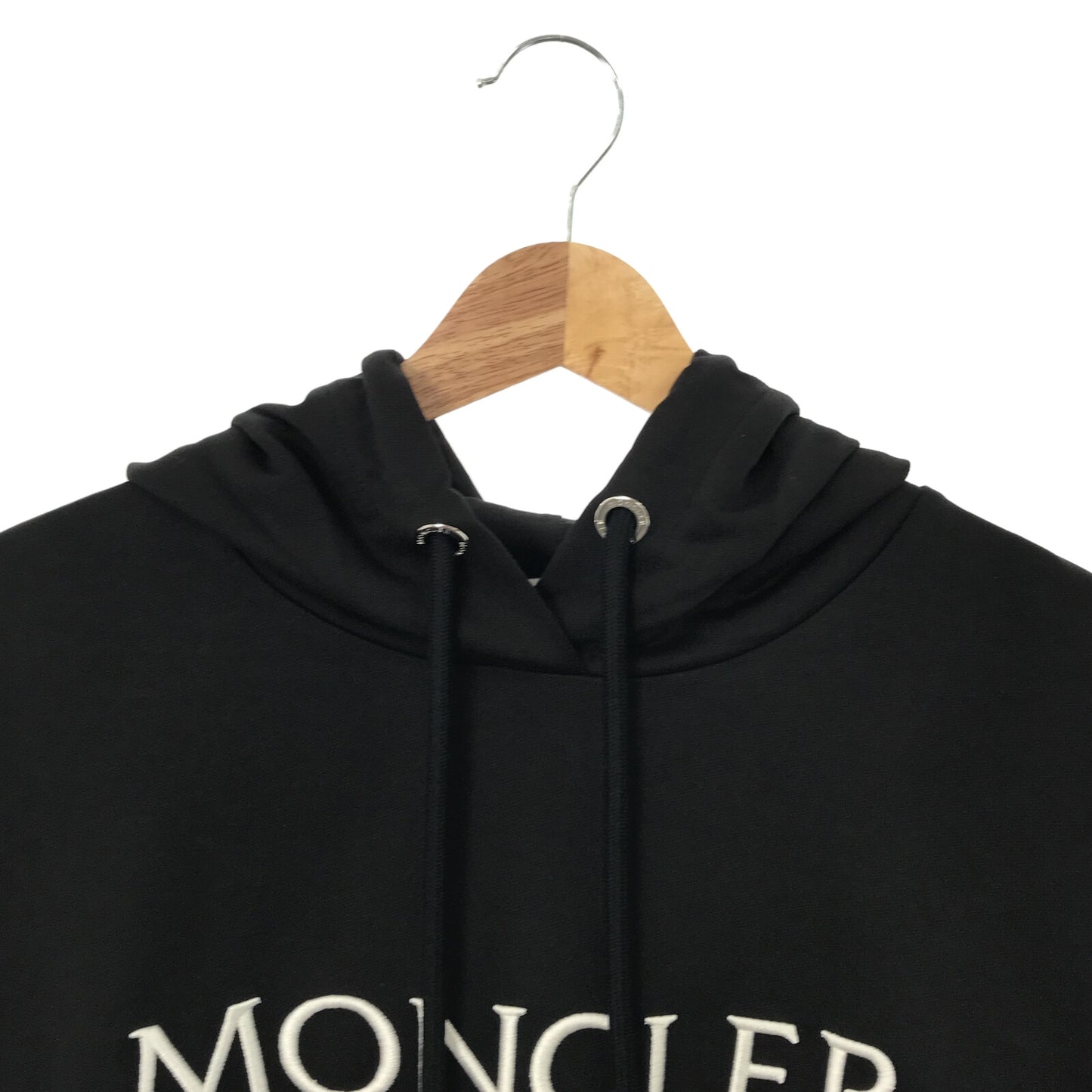 スウェットパーカー パーカー コットン ブラック モンクレール アウター MONCLER