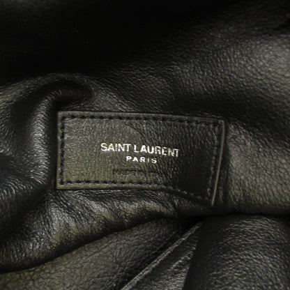 リヴゴーシュ レース バケットバッグ ショルダーバッグ レザー アイボリー ブラック サンローラン バッグ Saint Laurent