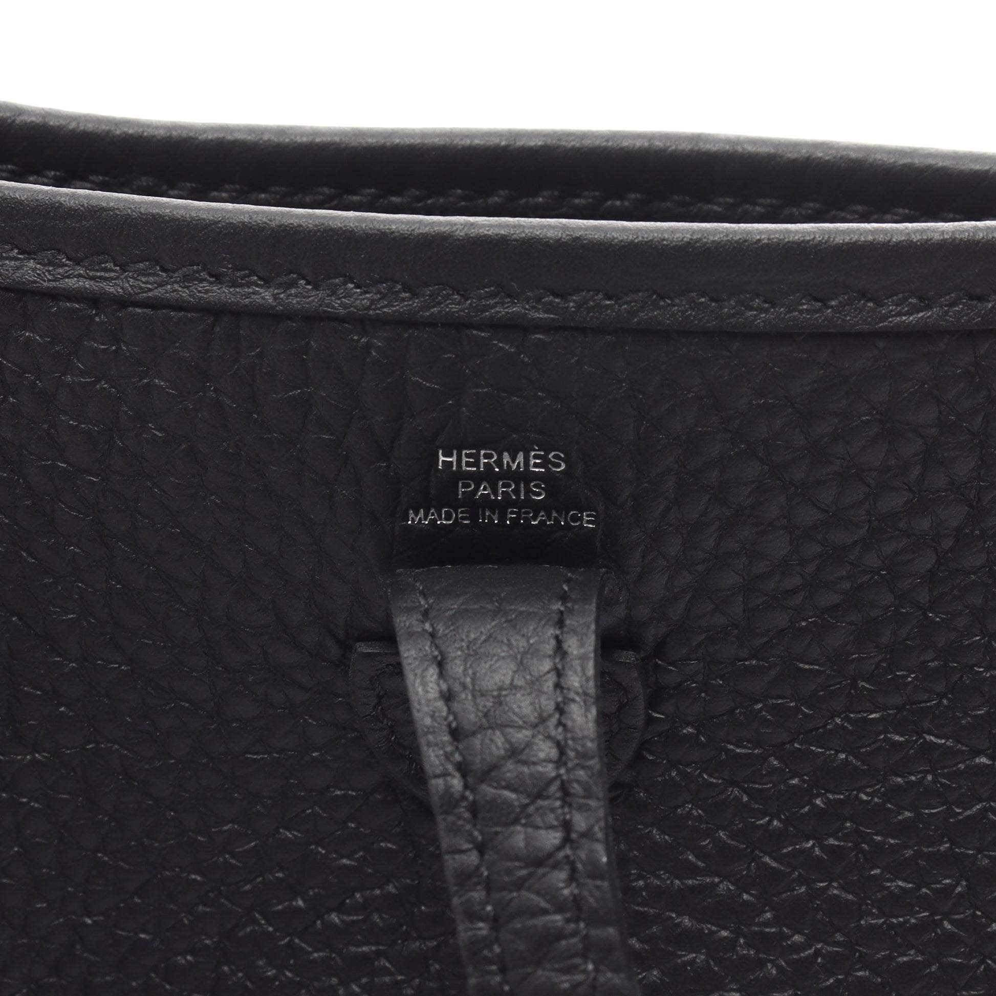 エヴリンTPM アマゾン ショルダーバッグ トリヨンクレマンス ブラック シルバー金具 W刻印 エルメス バッグ HERMES