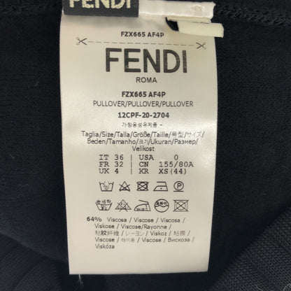 半袖ニット ニット レーヨン ブラック フェンディ トップス FENDI