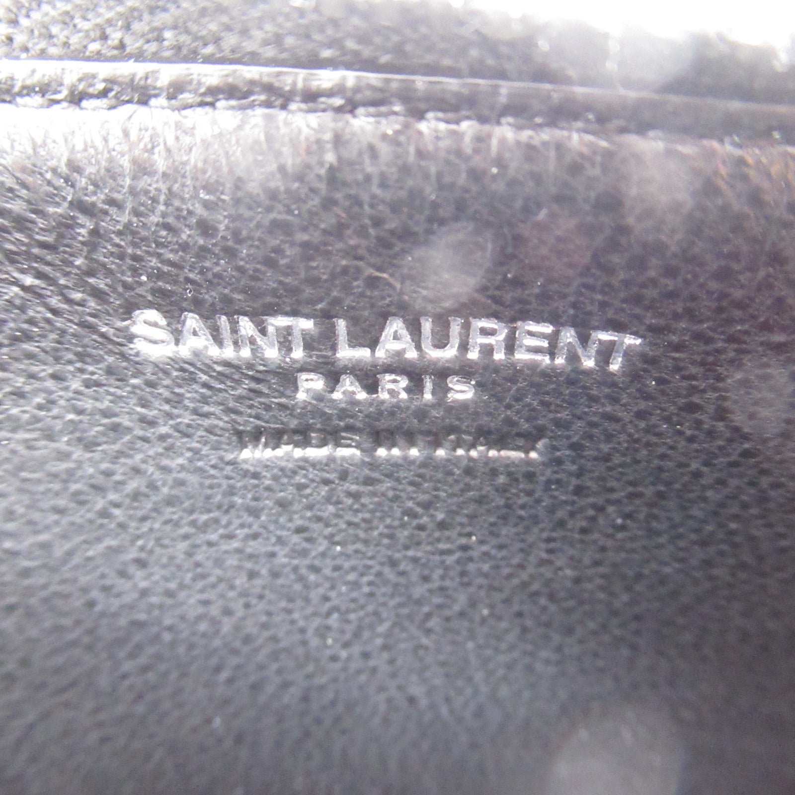 カードケース カードケース カーフ（牛革） ブラック サンローラン 財布・小物 Saint Laurent