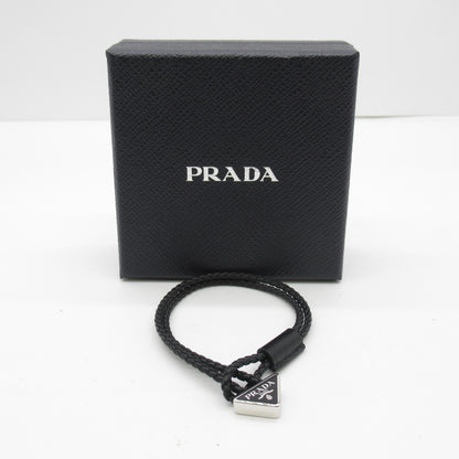 ブレスレット ブレスレット レザー ブラック プラダ アクセサリー PRADA