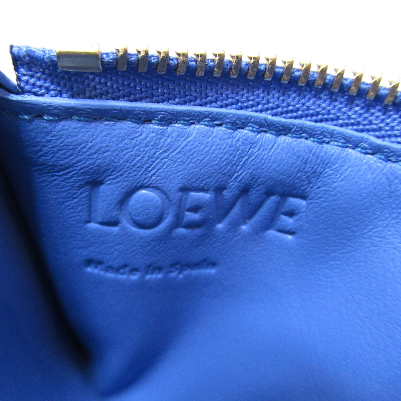 カードケース カードケース カーフ（牛革） ブルー ロエベ 財布・小物 LOEWE