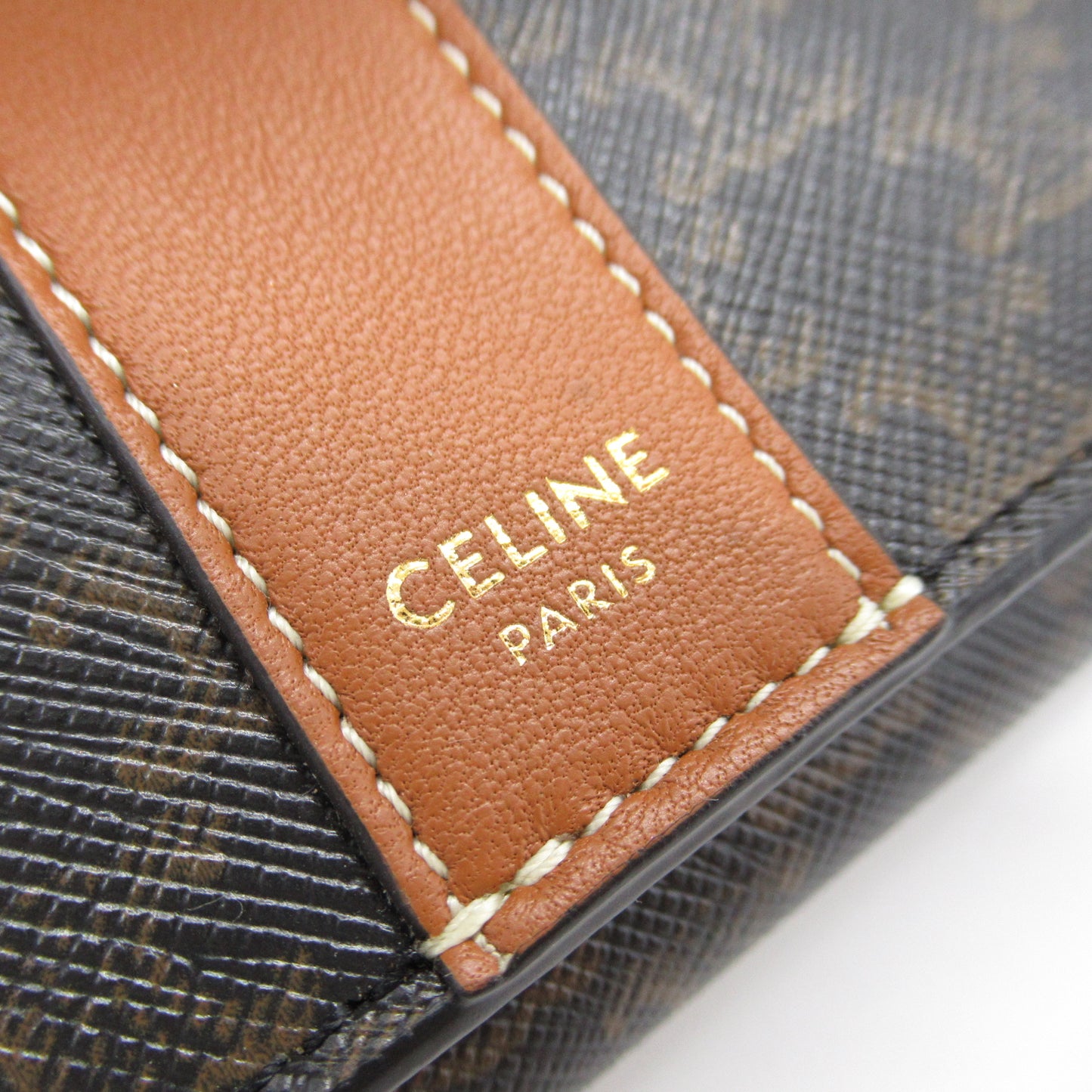 Wホック財布 Wホック財布 キャンバス ブラック ブラウン セリーヌ 財布・小物 CELINE