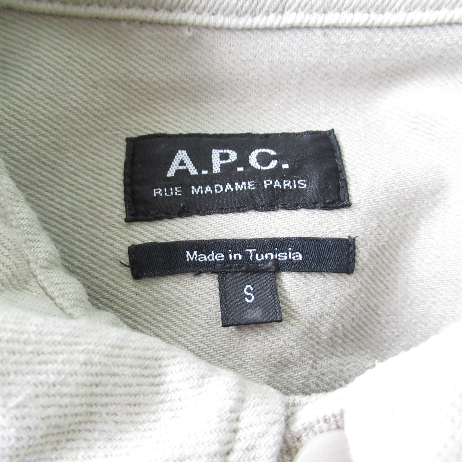 オーバー シャツ シャツ コットン ベージュ トープ アーペーセー トップス A.P.C.