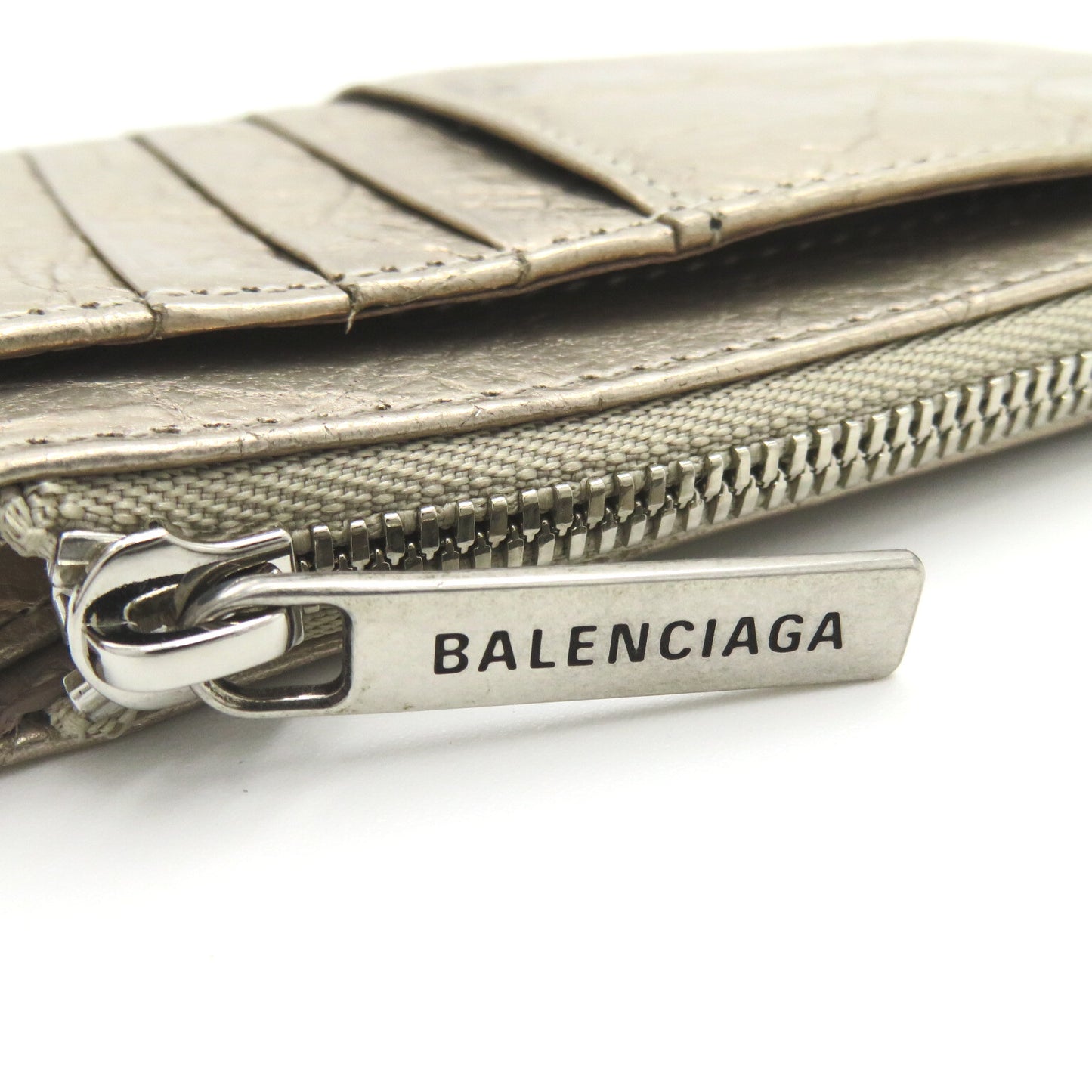 モナコ ロング コイン&カードホルダー カードケース レザー ベージュ ストーンベージュ バレンシアガ 財布・小物 BALENCIAGA