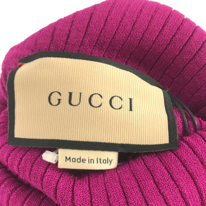 タートルネックセーター 21AW ニット レーヨン パープル グッチ トップス GUCCI