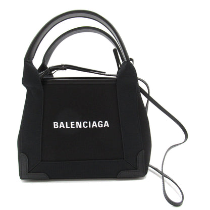 ネイビー カバス XS AJ ショルダーバッグ キャンバス ブラック バレンシアガ バッグ BALENCIAGA