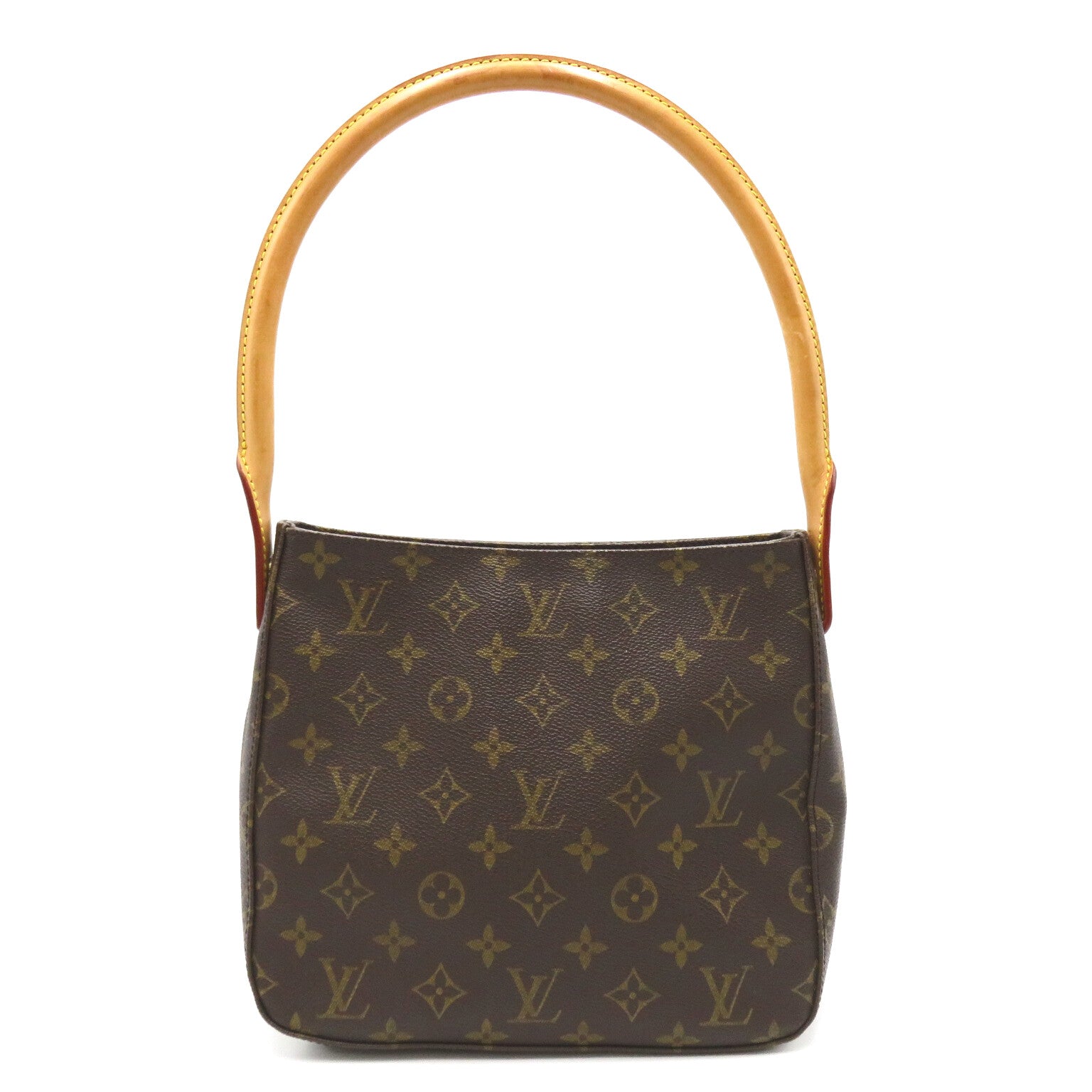 ルーピングMM ショルダーバッグ PVCコーティングキャンバス モノグラム ブラウン ルイヴィトン バッグ LOUIS VUITTON