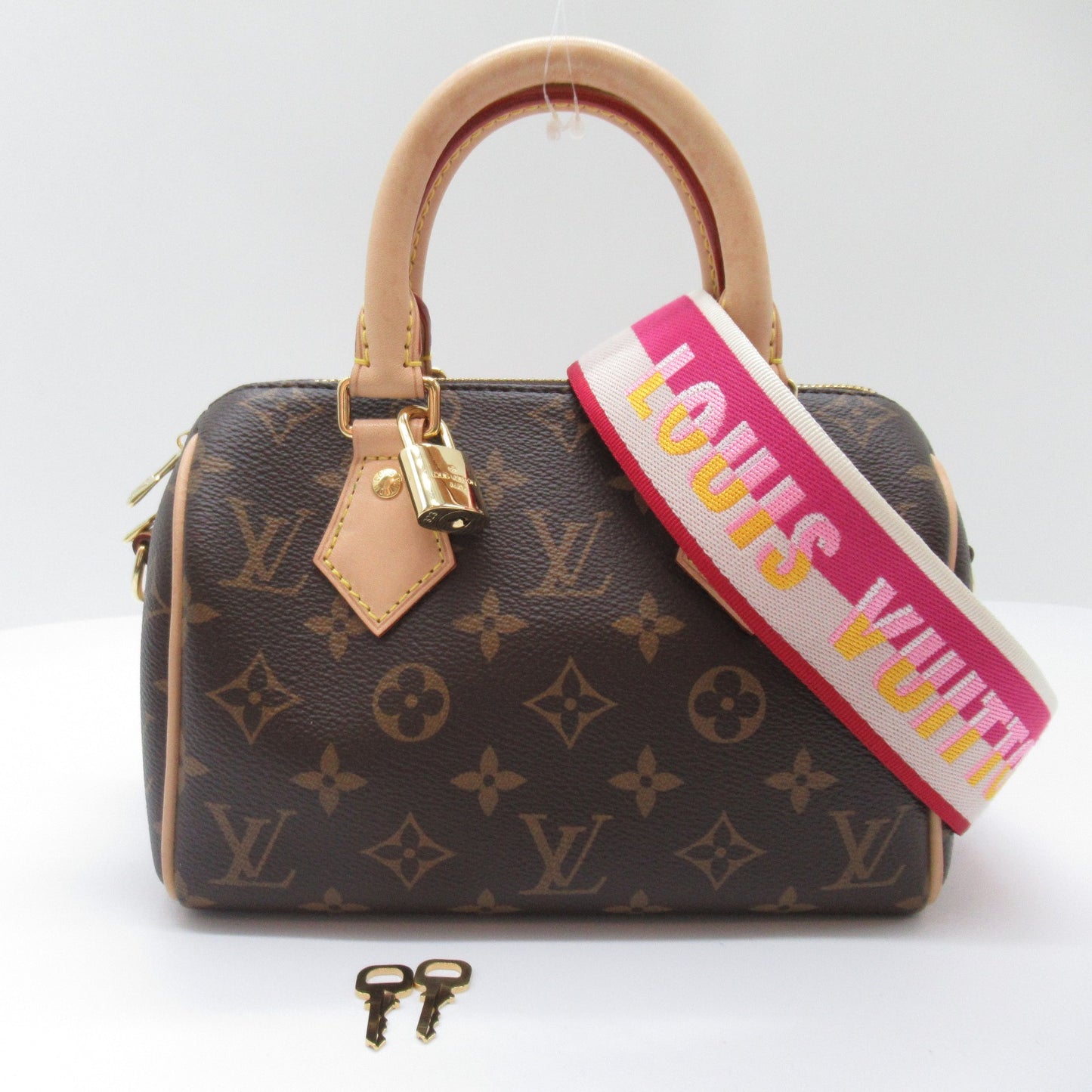 スピーディ バンドリエール20 ショルダーバッグ PVCコーティングキャンバス モノグラム ブラウン ルイヴィトン バッグ LOUIS VUITTON