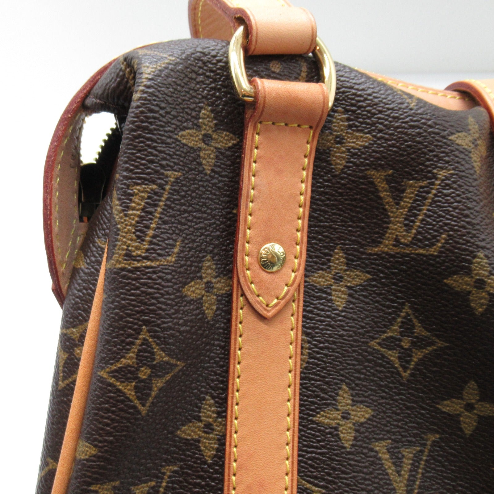 ストレーザPM ショルダーバッグ PVCコーティングキャンバス モノグラム ブラウン ルイヴィトン バッグ LOUIS VUITTON