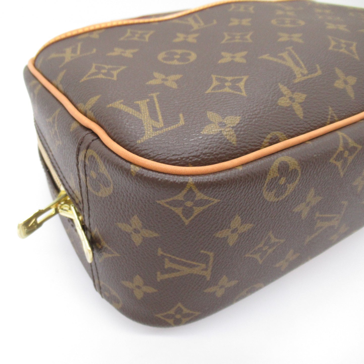 トゥルーヴィル ハンドバッグ PVCコーティングキャンバス モノグラム ブラウン ルイヴィトン バッグ LOUIS VUITTON