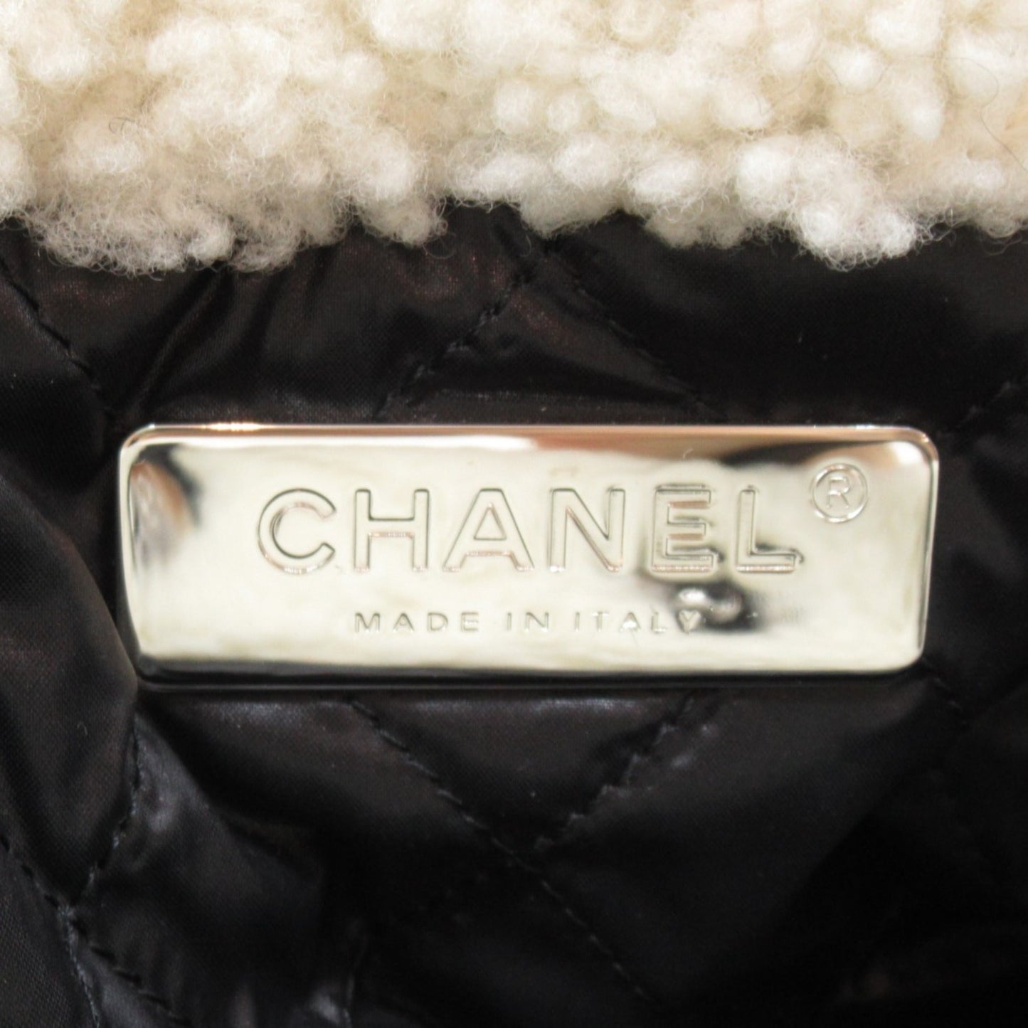 2wayショルダー バッグ ショルダーバッグ レザー アリングシ-プ ホワイト ブラック シルバー金具 シャネル バッグ CHANEL