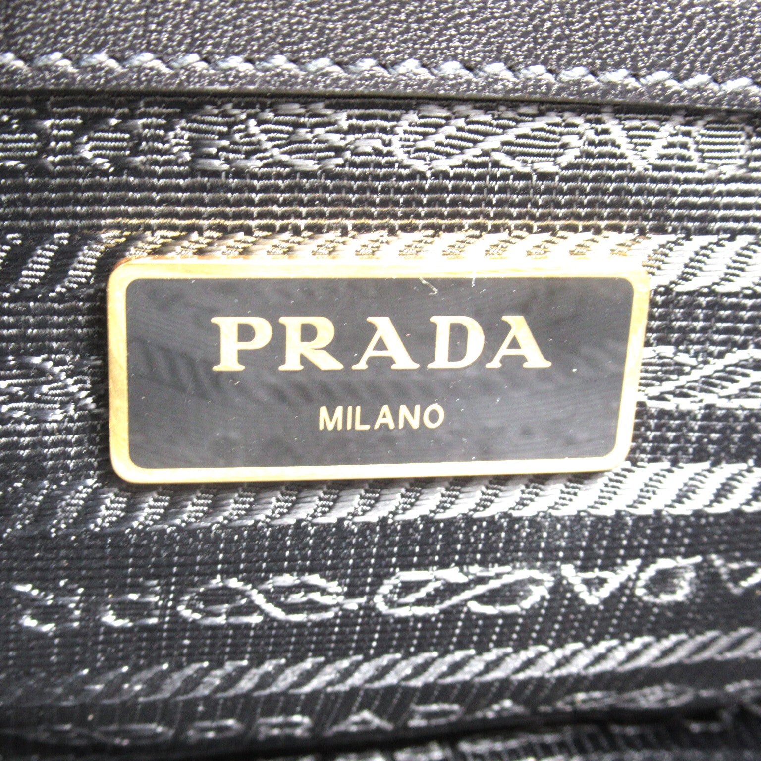 ショルダーバッグ ショルダーバッグ キャンバス ブラック プラダ バッグ PRADA