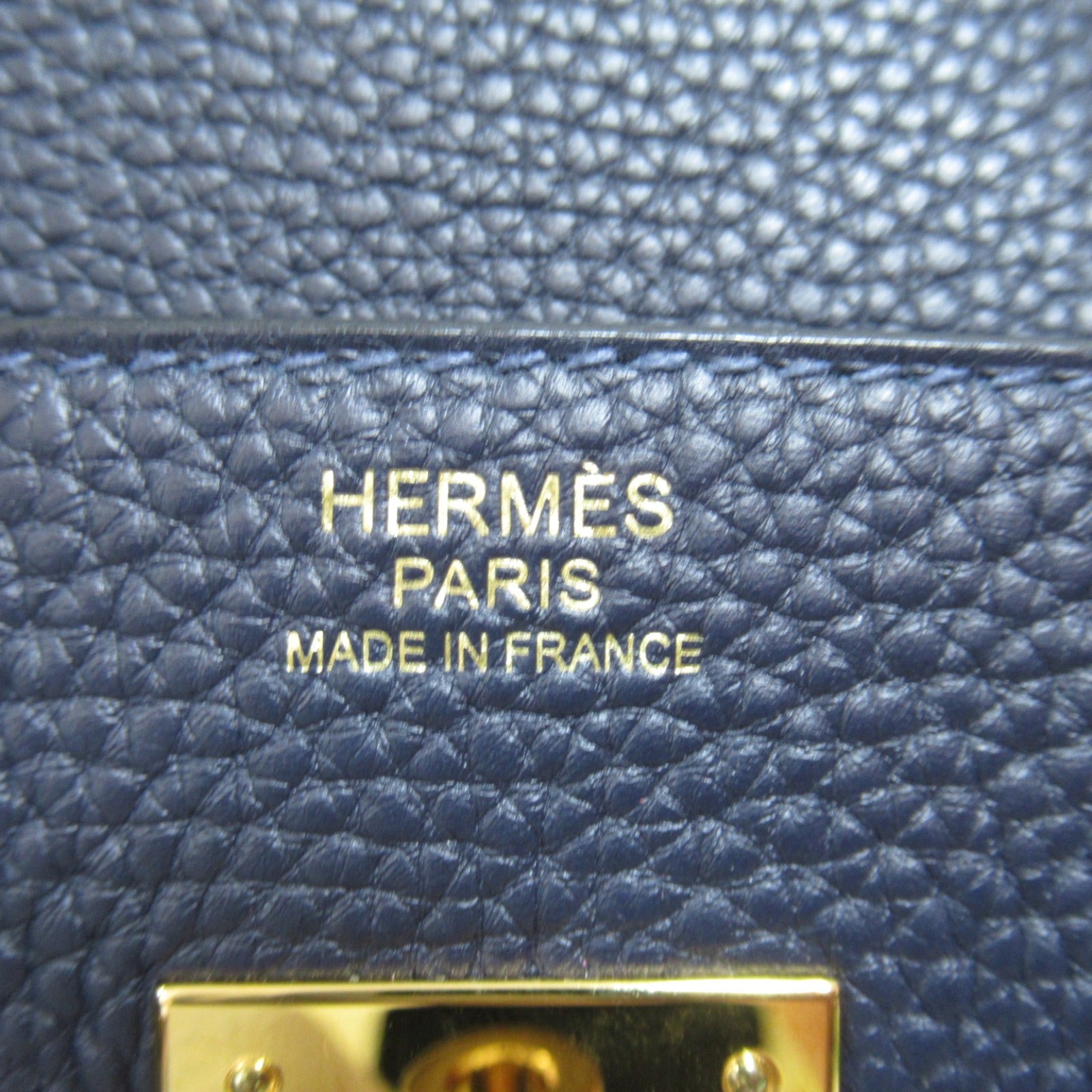 バーキン30 ハンドバッグ ハンドバッグ レザー トゴ ネイビー ゴールド金具 D刻印 エルメス バッグ HERMES