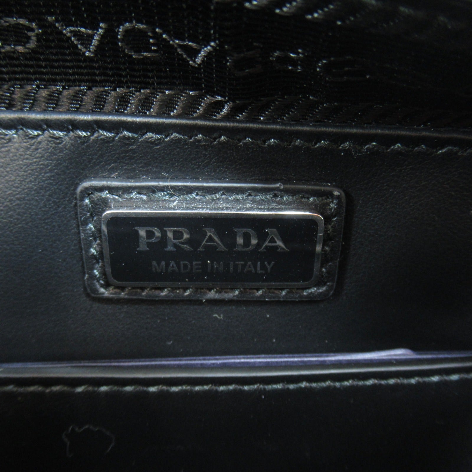 ショルダーバッグ ショルダーバッグ サフィアーノレザー ブラック ネロ プラダ バッグ PRADA