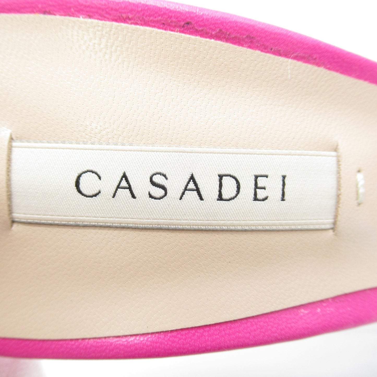 ヒール パンプス レザー ピンク カサディ シューズ Casadei