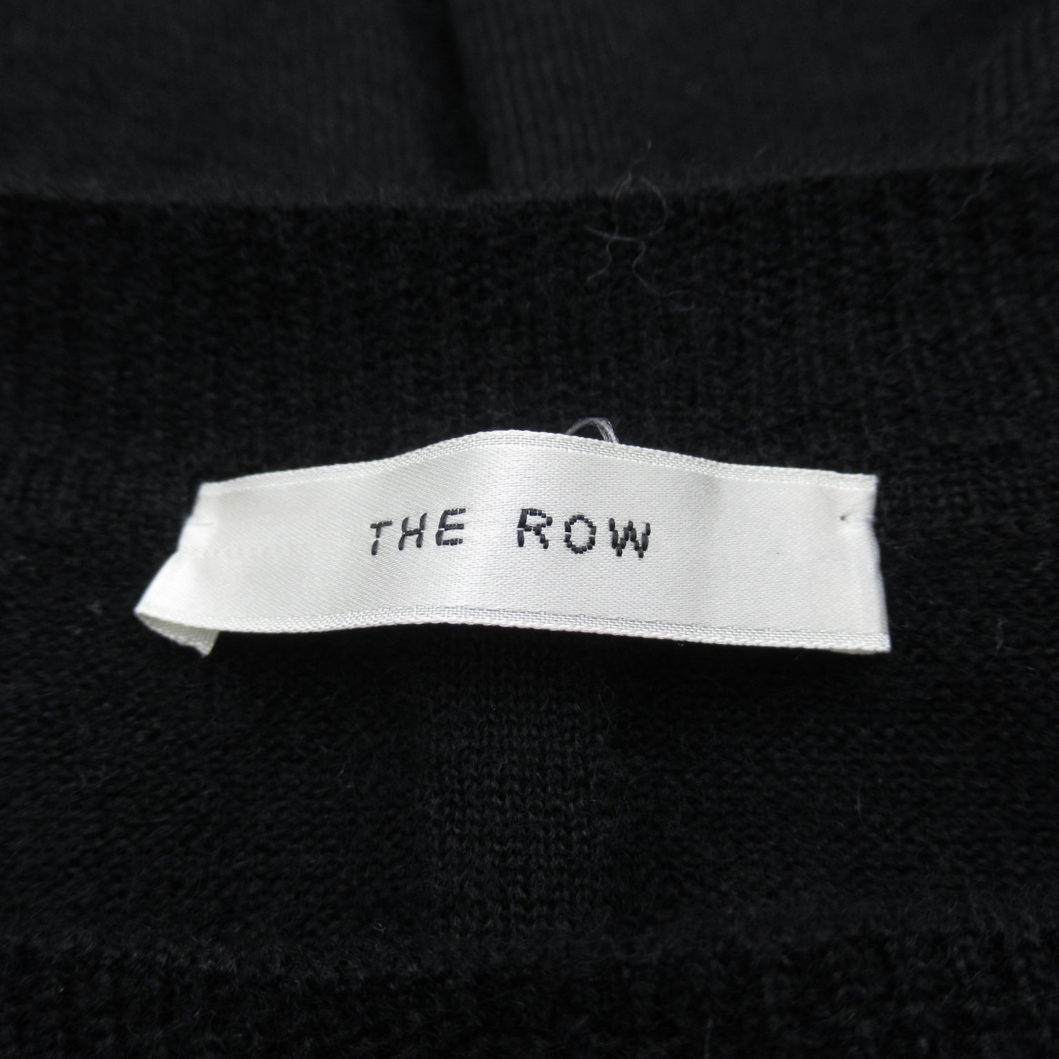 セーター セーター カシミヤ ブラック ザロウ トップス THE ROW