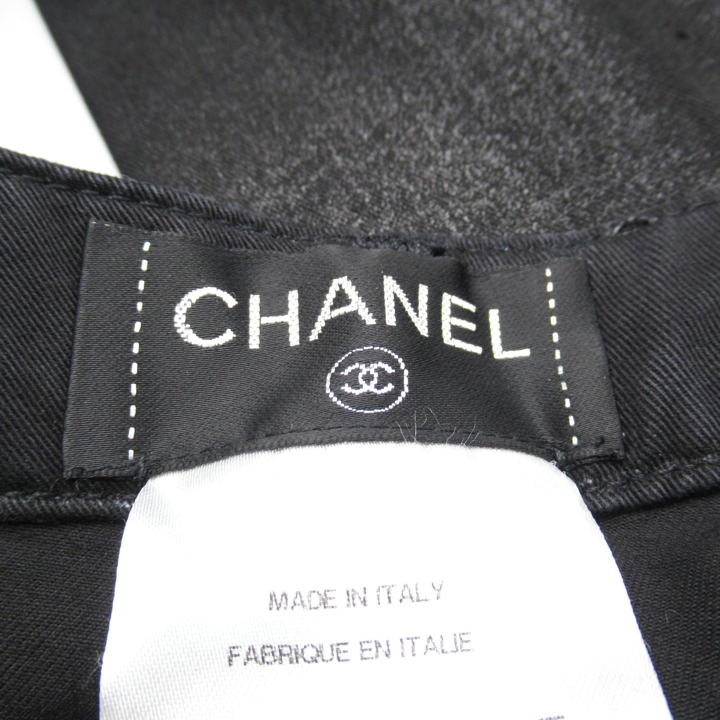 パンツ パンツ コットン ブラック シャネル ボトムス CHANEL