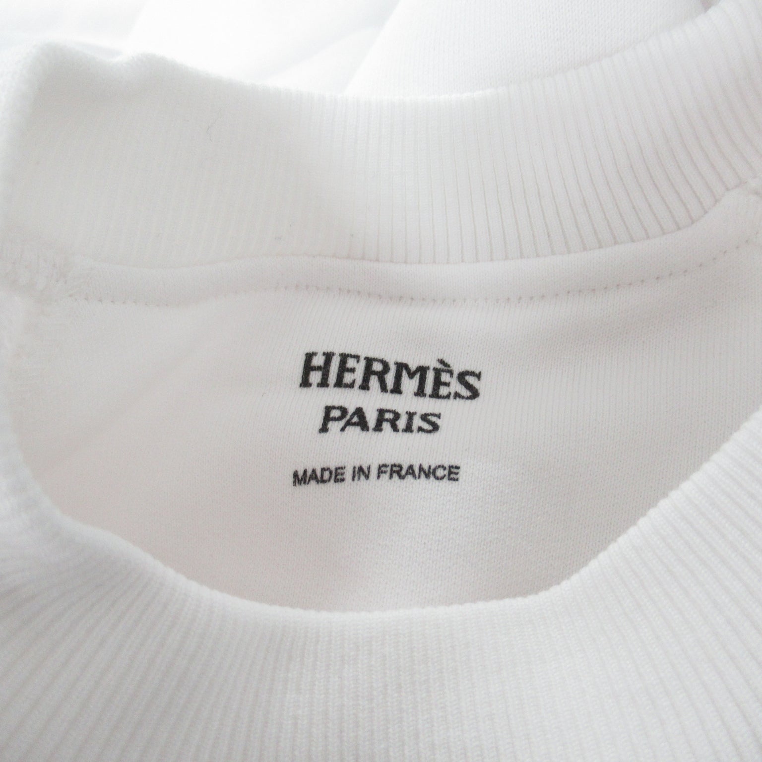 スウェット スウェットシャツ コットン ホワイト エルメス トップス HERMES