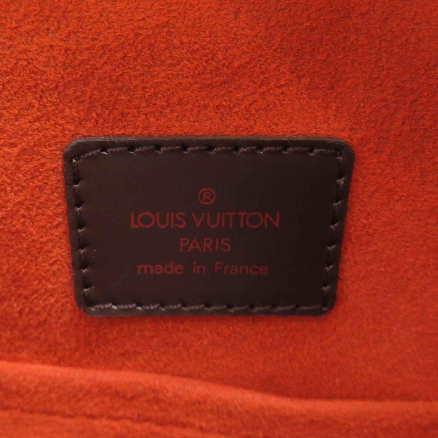 サリア・オリゾンタル ハンドバッグ PVCコーティングキャンバス ダミエ ブラウン ルイヴィトン バッグ LOUIS VUITTON