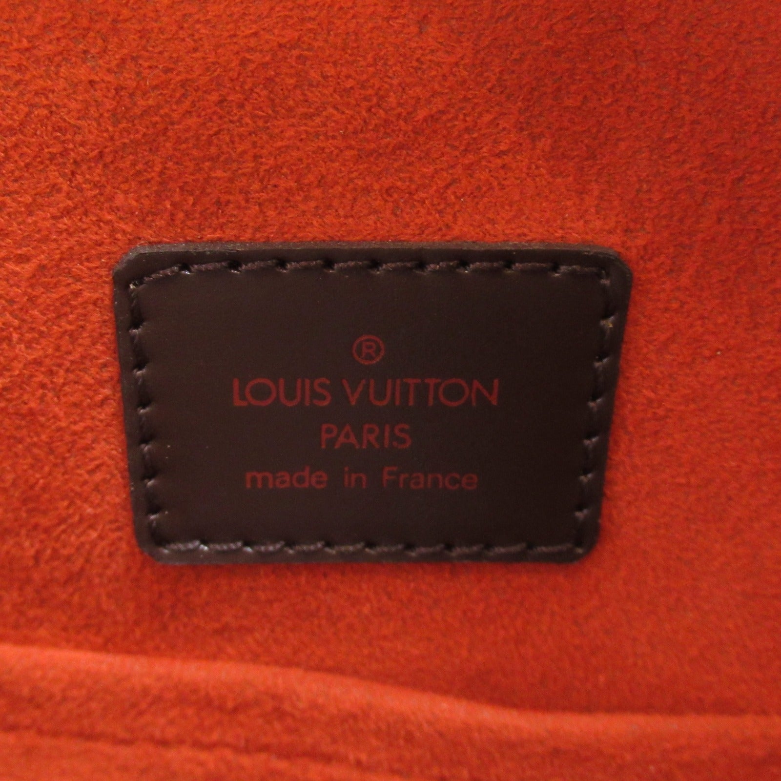 サリア・オリゾンタル ハンドバッグ PVCコーティングキャンバス ダミエ ブラウン ルイヴィトン バッグ LOUIS VUITTON