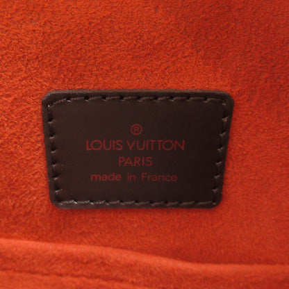 サリア・オリゾンタル ハンドバッグ PVCコーティングキャンバス ダミエ ブラウン ルイヴィトン バッグ LOUIS VUITTON