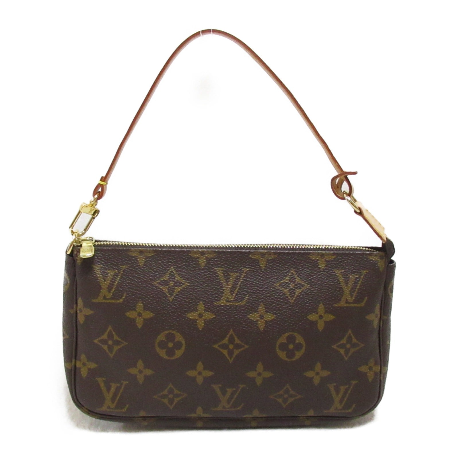 ポシェット アクセソワール ハンドバッグ PVCコーティングキャンバス モノグラム ブラウン ルイヴィトン バッグ LOUIS VUITTON