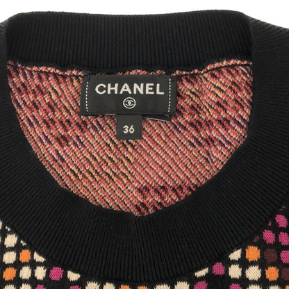 セーター 2023/24AW セーター コットン パープル シャネル トップス CHANEL