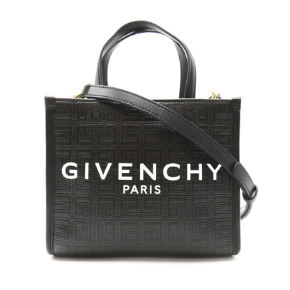 2wayショルダー ショルダーバッグ PVCコーティングキャンバス ブラック ジバンシィ バッグ GIVENCHY