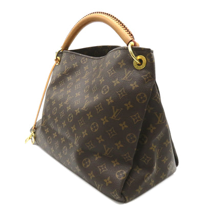 アーツィーMM ハンドバッグ ハンドバッグ PVCコーティングキャンバス モノグラム ブラウン ルイヴィトン バッグ LOUIS VUITTON