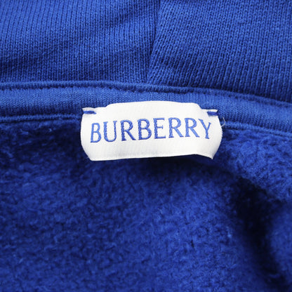 ジップアップパーカー コットン ブルー バーバリー トップス BURBERRY