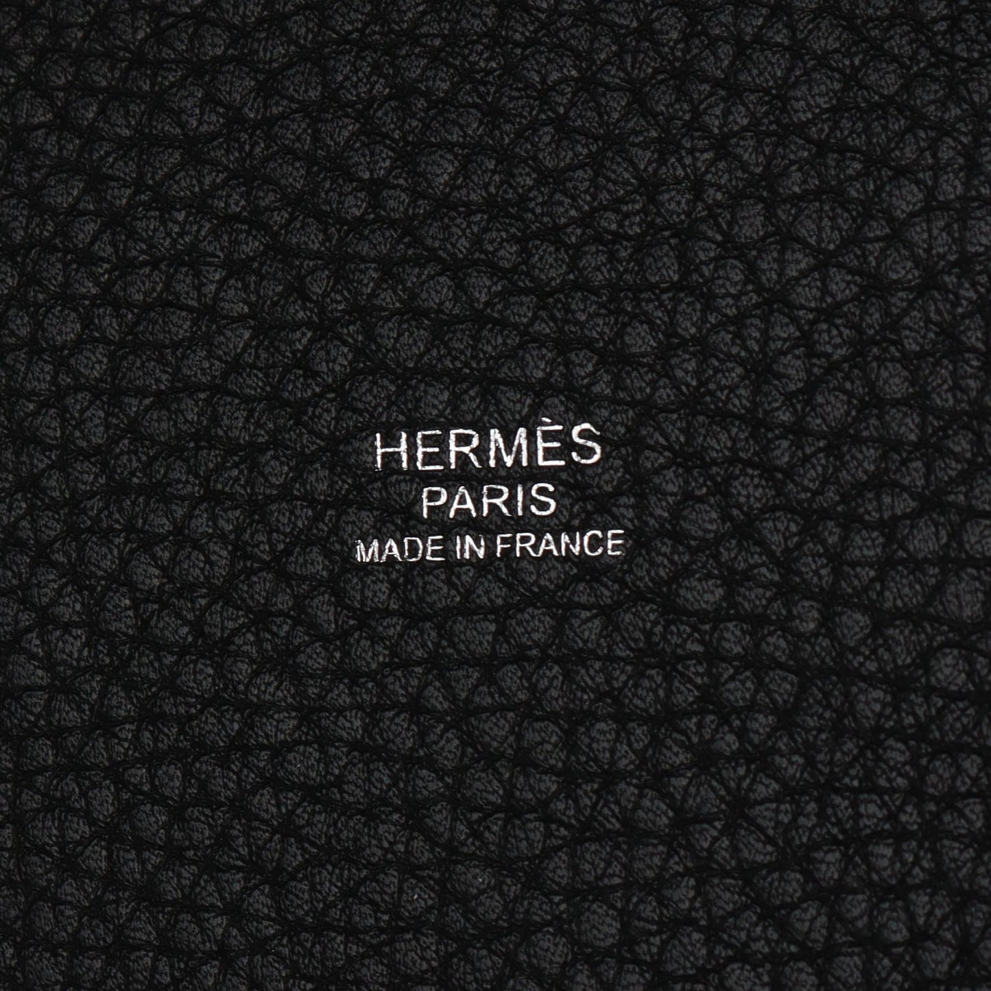 ピコタンロックMM ハンドバッグ トリヨンモーリス ブラック シルバー金具 C刻印 エルメス バッグ HERMES