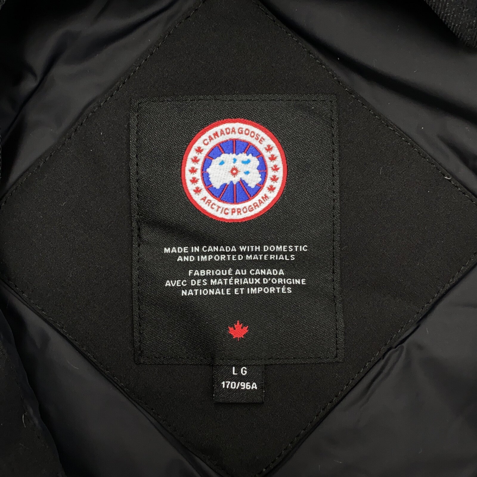 ダウンジャケット ダウンジャケット ポリアミド ブラック カナダグース アウター CANADA GOOSE