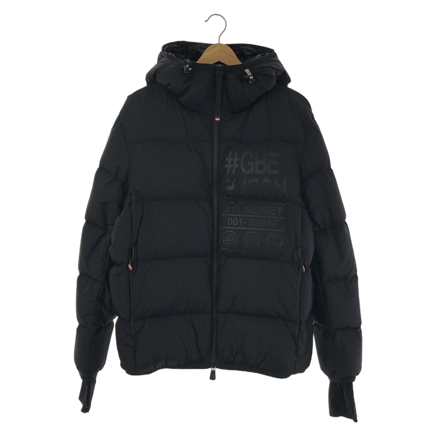 ダウンジャケット ダウンジャケット ナイロン ブラック モンクレール アウター MONCLER