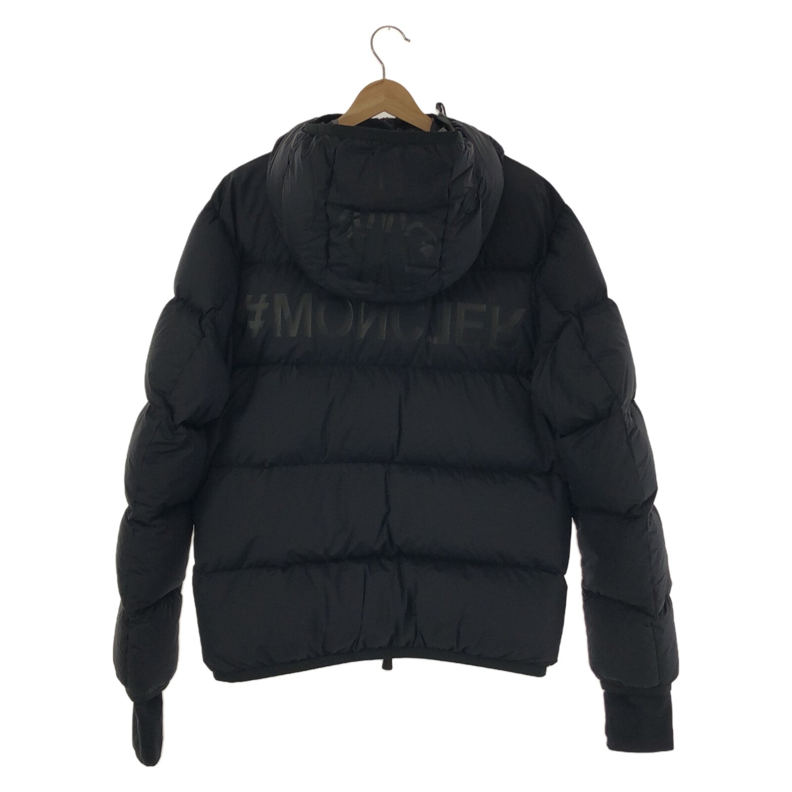 ダウンジャケット ダウンジャケット ナイロン ブラック モンクレール アウター MONCLER