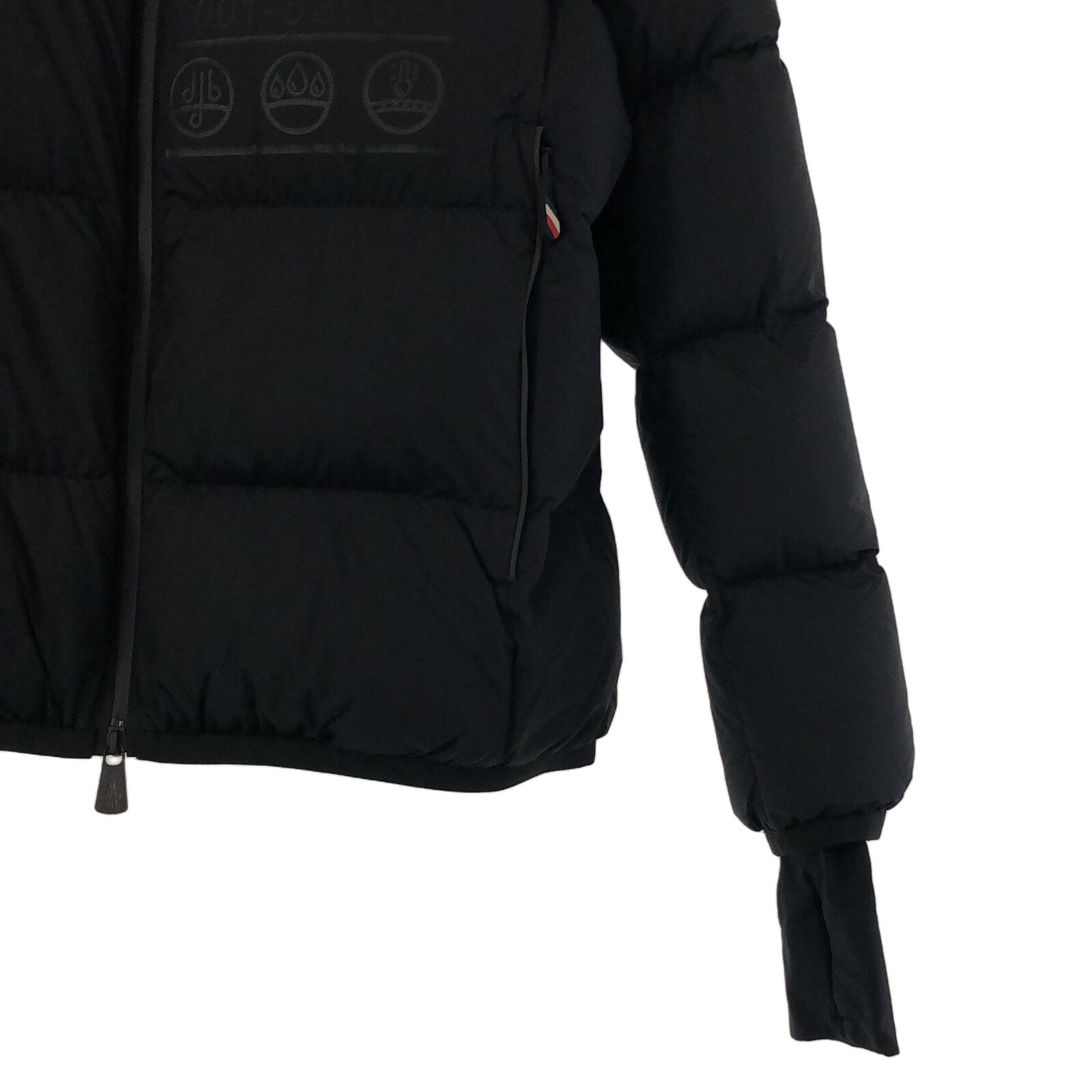 ダウンジャケット ダウンジャケット ナイロン ブラック モンクレール アウター MONCLER