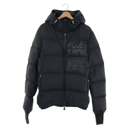 ダウンジャケット ダウンジャケット ナイロン ブラック モンクレール アウター MONCLER