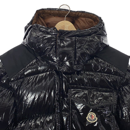 2in1 ダウンジャケット ダウンジャケット ナイロン ブラック モンクレール アウター MONCLER