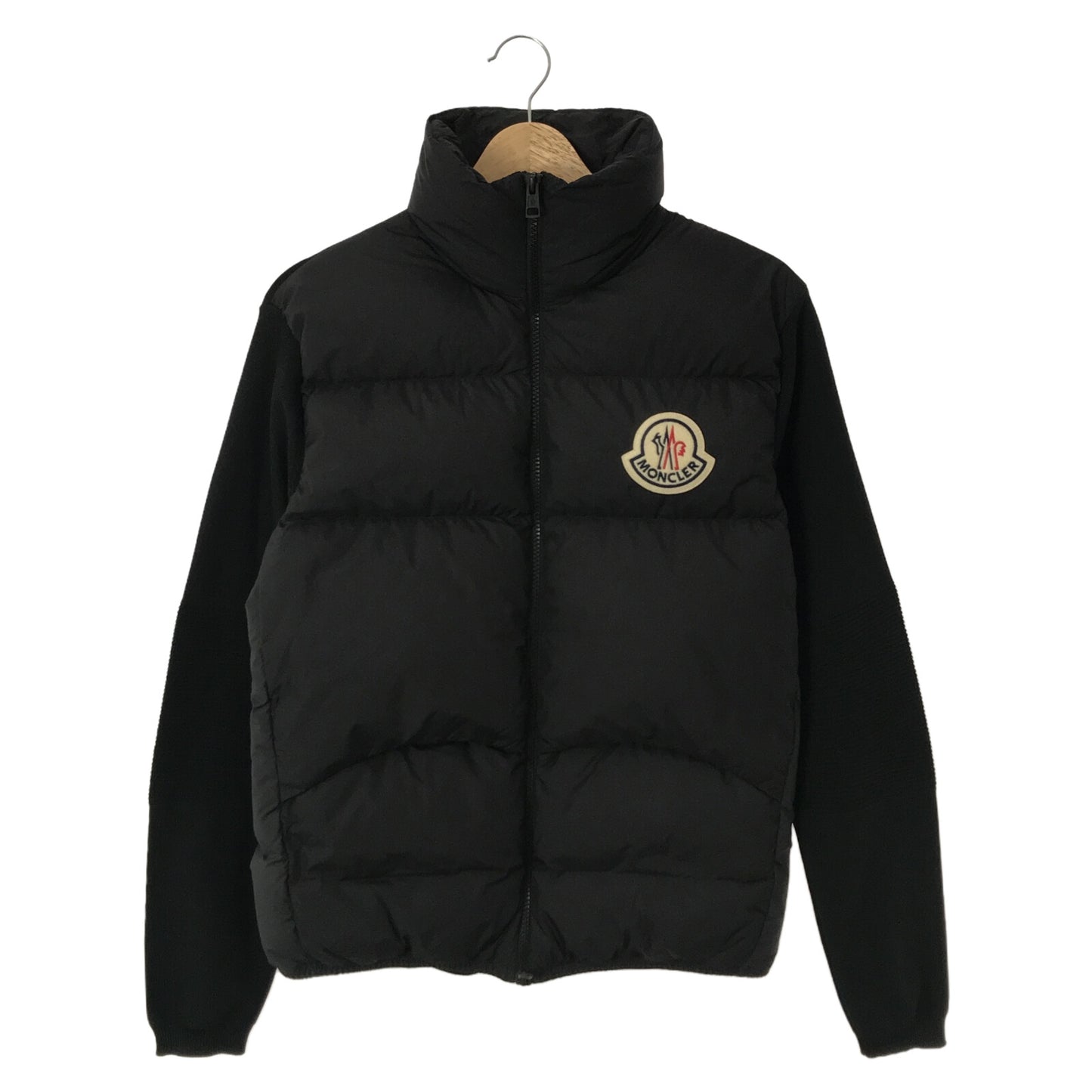 ダウンジャケット ダウンジャケット ナイロン ブラック モンクレール アウター MONCLER